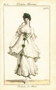 Vrouw die danst op een bal, Parijs