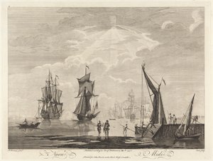 Middag door Pierre Charles Canot