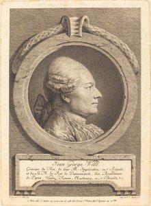 Jean George Wille door Pierre Charles Ingouf after Pierre Alexandre Wille