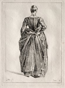 Studie van een Vrouw van Achteren door Pierre Charles Trémolière