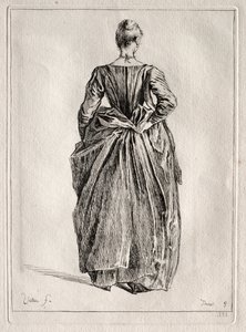 Studie van een Vrouw van Achteren door Pierre Charles Trémolière