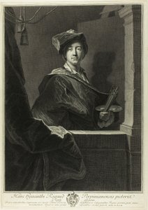 Portret van Hyacinthe Rigaud