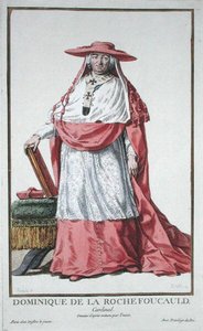 Kardinaal Dominique de la Rochefoucauld (1712-1800) uit 