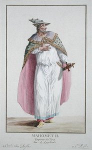 Sultan Mahomet II (1432-81) uit 