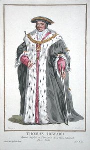 Thomas Howard (1473-1554) 3e Hertog van Norfolk uit 