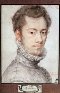 Portret van Etienne Dumoustier, ca. 1570