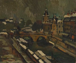 Parijs in de winter