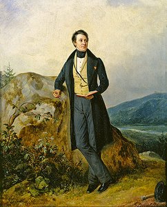 Portret van een heer door Pierre Duval Lecamus