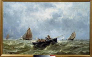Zeevissers door Pierre Emile Berthelemy