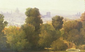 Parijs gezien vanaf de Hoogten van Belleville, c.1830