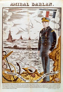Admiraal François Darlan, commandant van de Franse marine