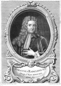 John Radcliffe, Engelse arts, 1747 door Pierre Fourdrinier