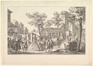 Tableau des portraits à la Mode Plaat van Modeportretten, 1760-61