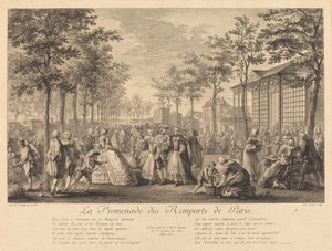 De wandeling op de wallen van Parijs
