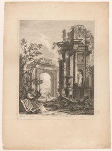 Ruïne van een antiek monument