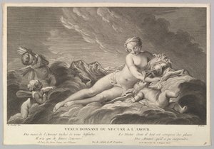 Venus die Nectar aan Cupido Geeft, 18e eeuw