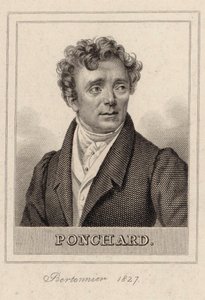 Portret van de operazanger Louis Antoine Eléonore Ponchard door Pierre François Bertonnier