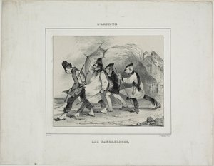De landschapsschilders door Pierre François Eugène Giraud