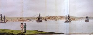 Haven van Sebastopol. Uit Reizen door de zuidelijke provincies van het Russische rijk in 1793 en 1 door Pierre François Tardieu
