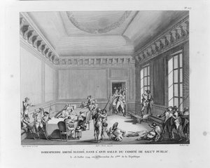 De arrestatie van Robespierre op 27 juli 1794