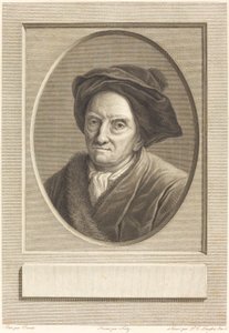 Fontenelle door Pierre Gabriel Langlois after Guillaume Voiriot after Jean Jacques Forty