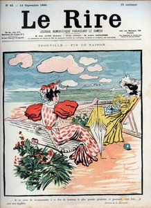 Trouville einde seizoen door Pierre Georges Jeanniot