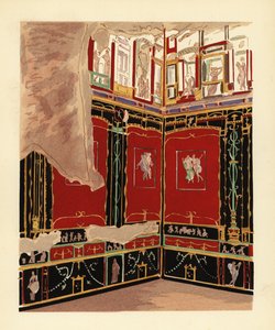 Exedra in het Huis van de Vetti, Pompeii