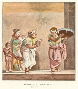 Mozaïek, een komische scène, Cicero
