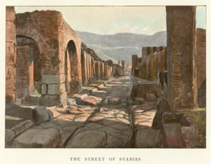 De Straat van Stabies (kleur litho)
