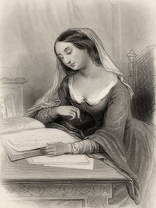 Heloise (1101-60) illustratie uit 
