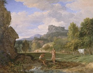 Mercurius en Argus, 1793 door Pierre Henri de Valenciennes