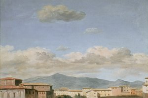 Studie van de lucht bij Quirinal