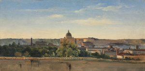 Uitzicht op Rome, ca. 1782-1784