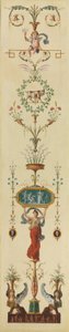 Decoratief paneel door Pierre II Rousseau