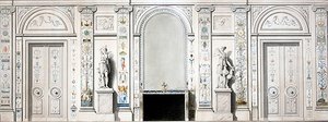 Ontwerp voor een salon door Pierre II Rousseau