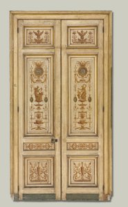 Dubbelbladige deur door Pierre II Rousseau