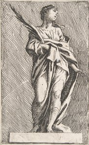 Staande Vrouwelijke Figuur, ca. 1739-40 door Pierre Ignace Parrocel