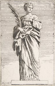 Staande Vrouwelijke Figuur door Pierre Ignace Parrocel