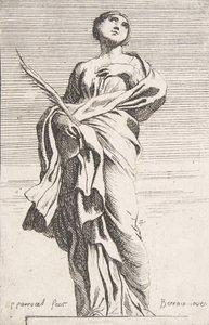 Staande vrouwelijke figuur, ca. 1739-40
