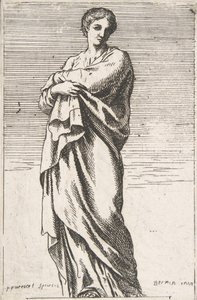 Staand vrouwelijk figuur door Pierre Ignace Parrocel