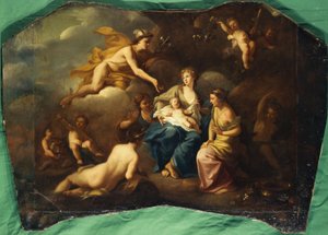De geboorte van Bacchus, ca. 1720