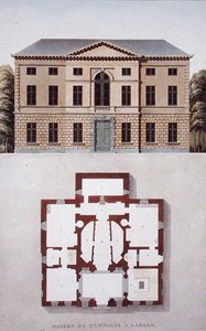 Landhuis in Laeken, nabij Brussel, uit 