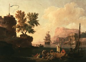 Mediterraan havengezicht