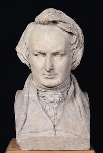 Buste van Victor Hugo (1802-85) op 35-jarige leeftijd, 1837