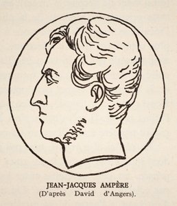 Jean-Jacques Ampere door Pierre Jean David d