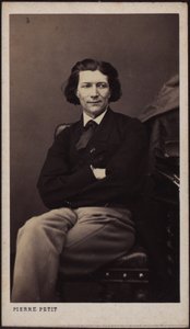 Portret van de dramaturg Victorien Sardou 1831-1908, ca. 1860 door Pierre Lanith Petit