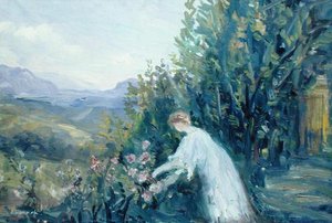 Vrouw in een Tuin, c.1909-10