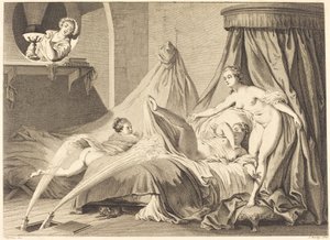 De Waterwerken door Pierre Laurent Auvray after Jean Honoré Fragonard
