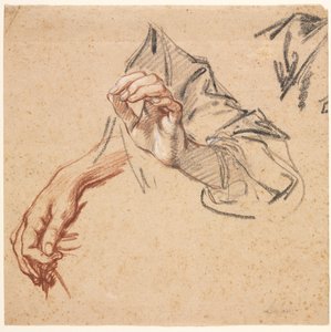 Studie van handen (recto)