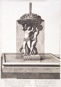 Fontein door Louis Lerambert in Versailles, 1673 door Pierre Lepautre